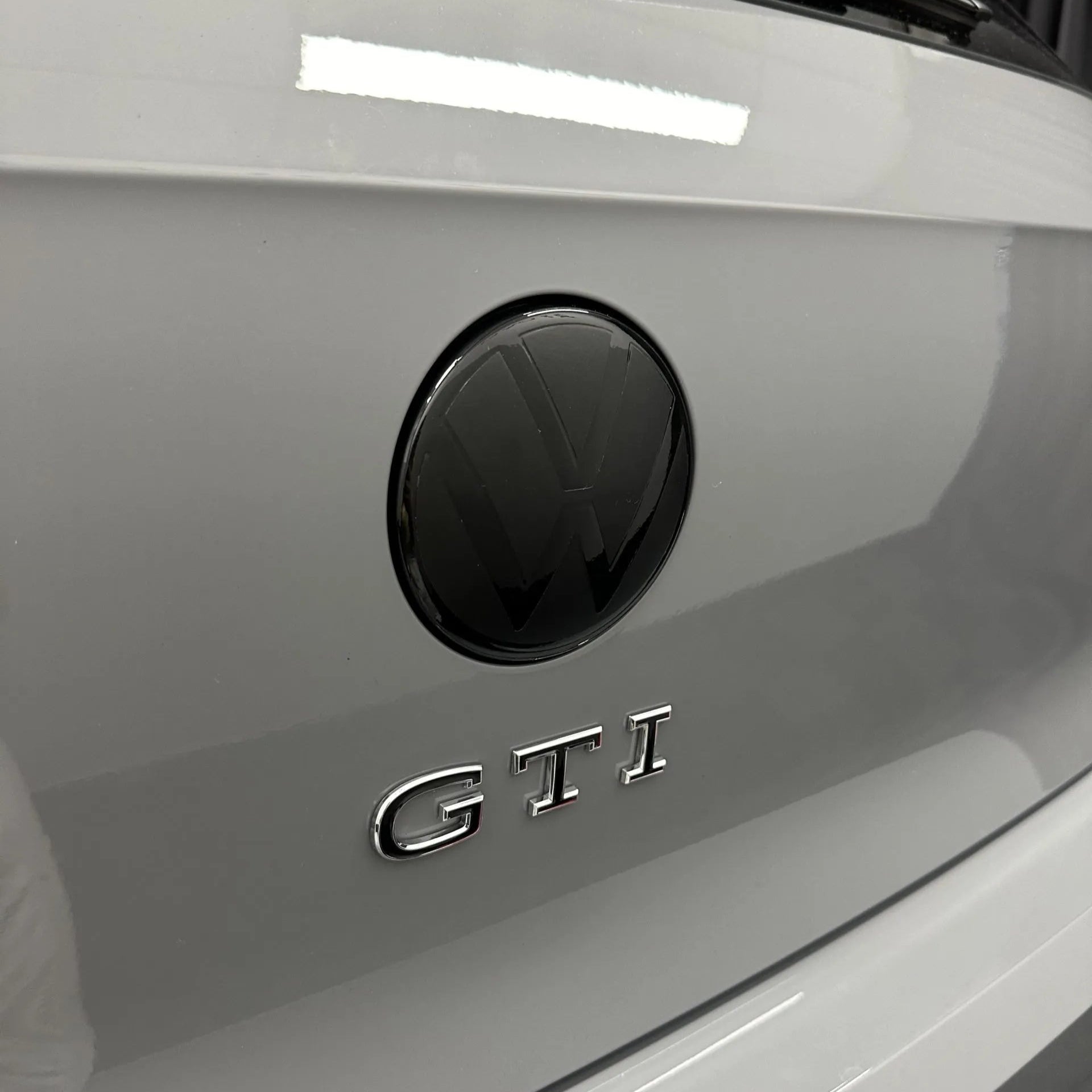 Black VW Emblem Cover Front/Rear for Golf MK8