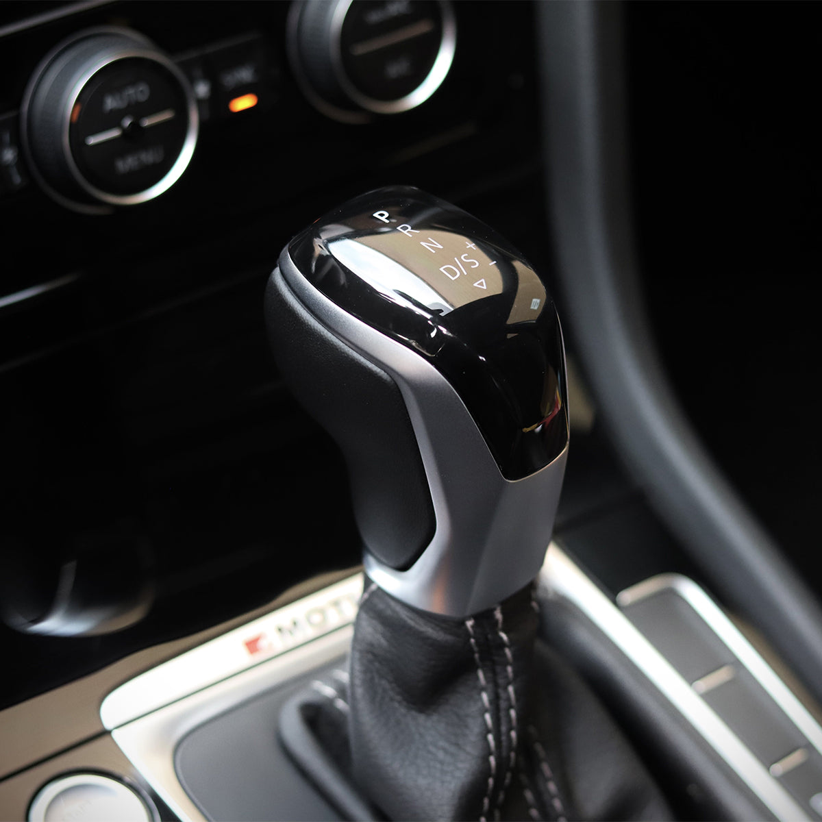 vw dsg gear LED VW Shift Knob MK7 MK7.5 Golf Jetta Tiguan GTI GLI R DSG Upgrade Plug and Play 2013+ Silver / Perforated / White