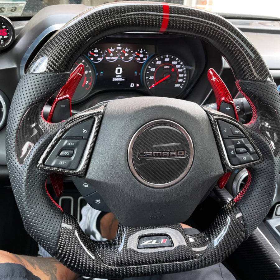 Chevrolet Camaro & Corvette C7 Carbon Fiber Paddle Shifters 2014