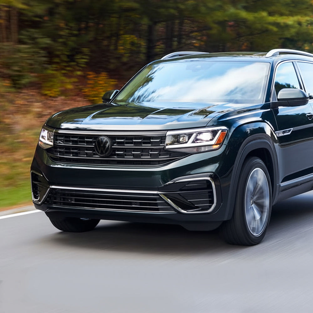 Black VW Emblem Cover Front/Rear for Atlas 2020-2025