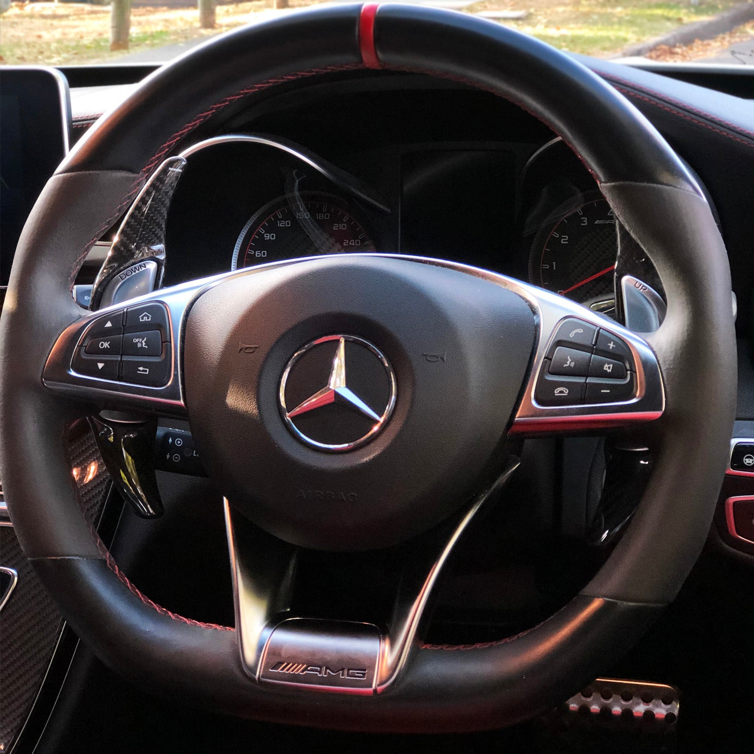 Mercedes AMG Carbon Fiber Paddle Shifters (MB4)