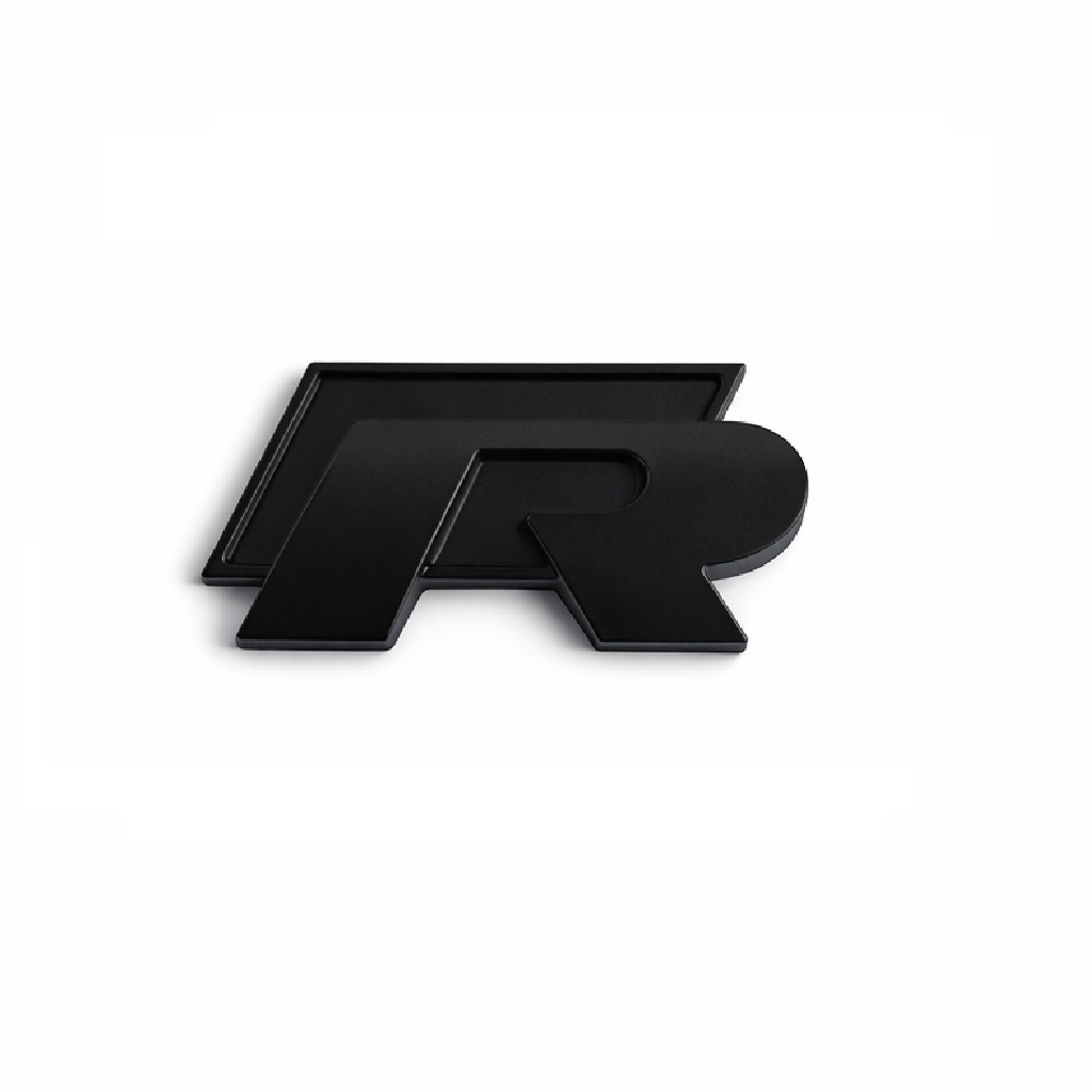 Black R Front/Rear Badges for Golf MK7 MK7.5
