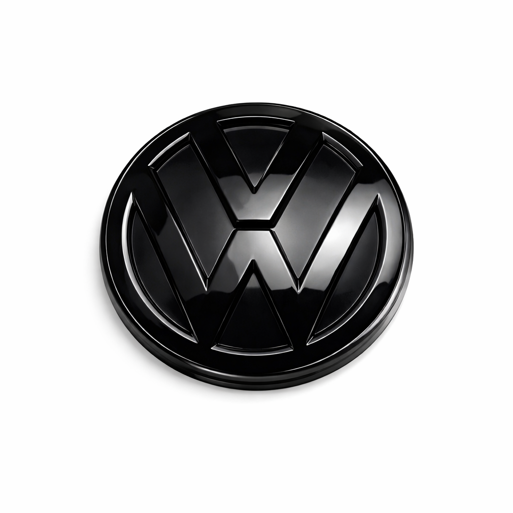 Black VW Emblem Front/Rear for VW Transporter T6 & T6.1