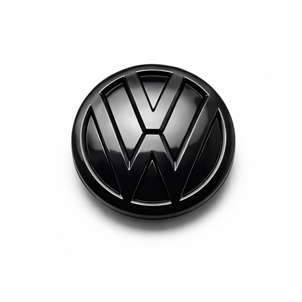 Black VW Emblem Front/Rear for VW Caddy MK4