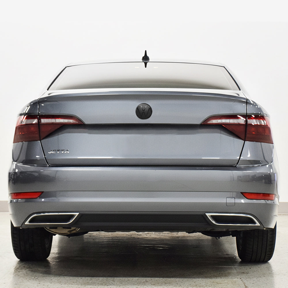 Black VW Emblem Cover Front/Rear for 2015-2025 Jetta GLI MK6.5 MK7 MK7.5