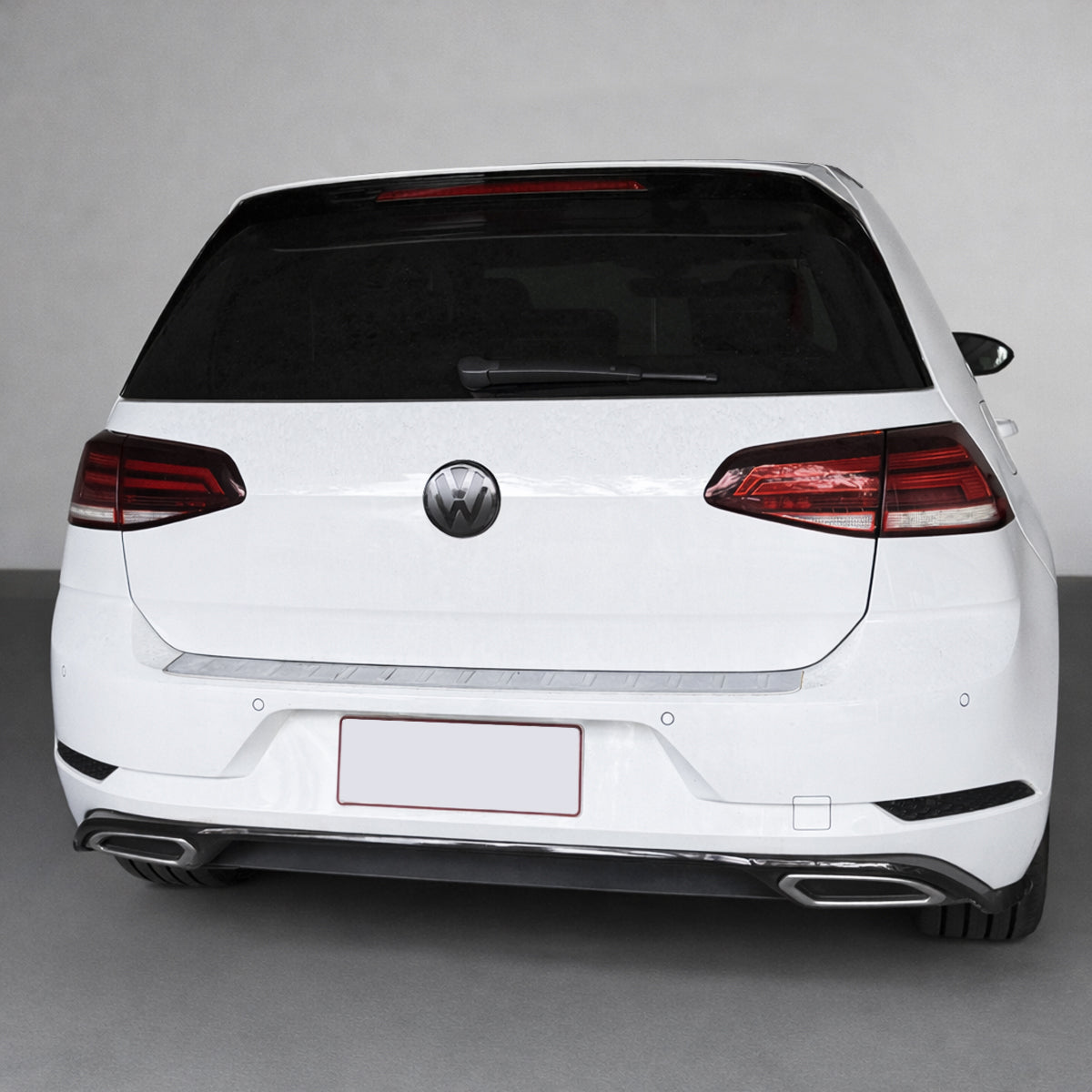 Black VW Emblem Cover Front/Rear for Golf MK7.5 with ACC