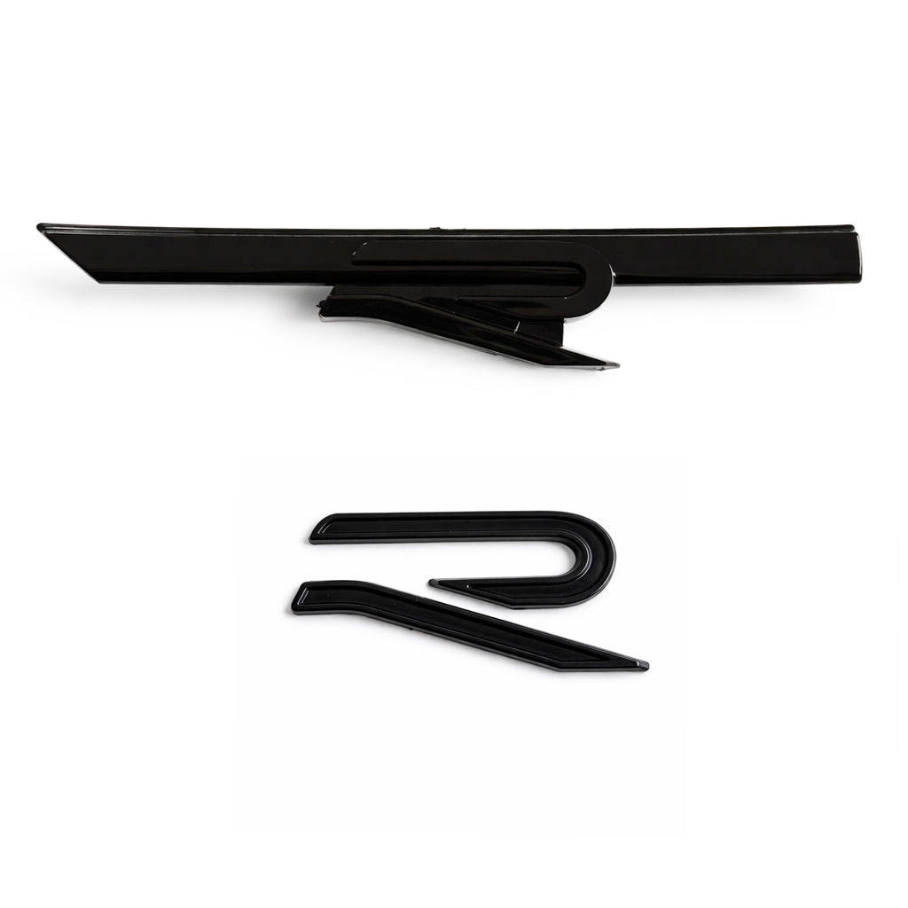 Black R Front/Rear Badges for Golf MK8