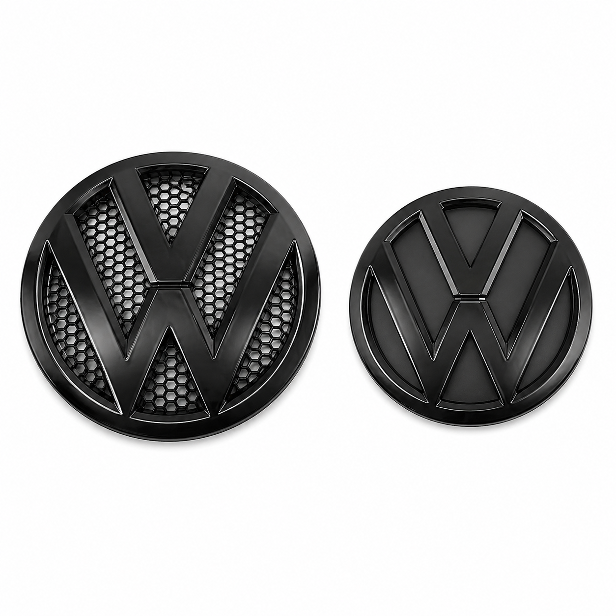 Black VW Emblem Front/Rear for VW Transporter T5.1