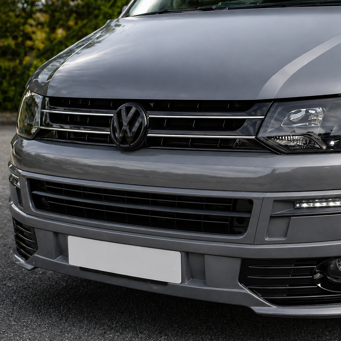 Black VW Emblem Front/Rear for VW Transporter T5.1