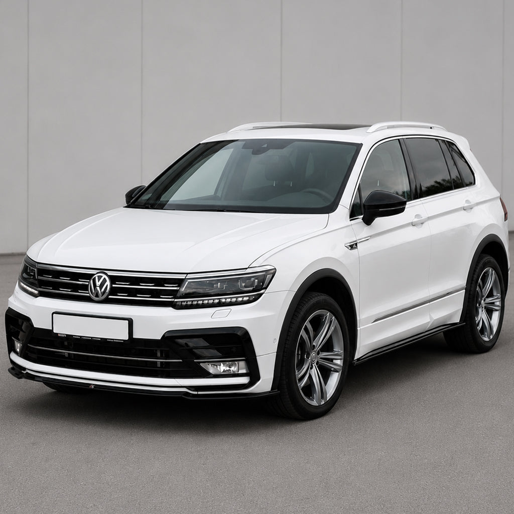 Black Mirror Covers for VW Tiguan MK2 MK2.5