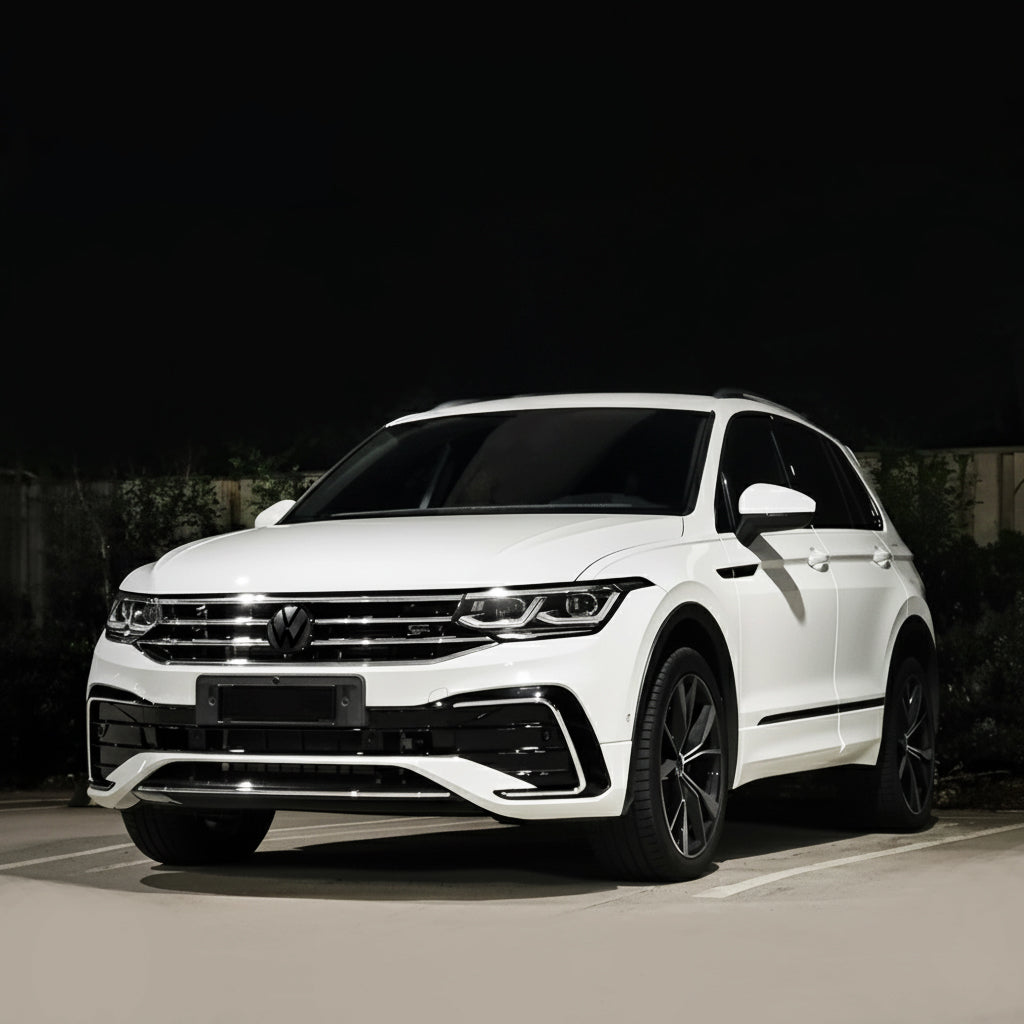 Black Emblem Cover Front/Rear for Tiguan with ACC