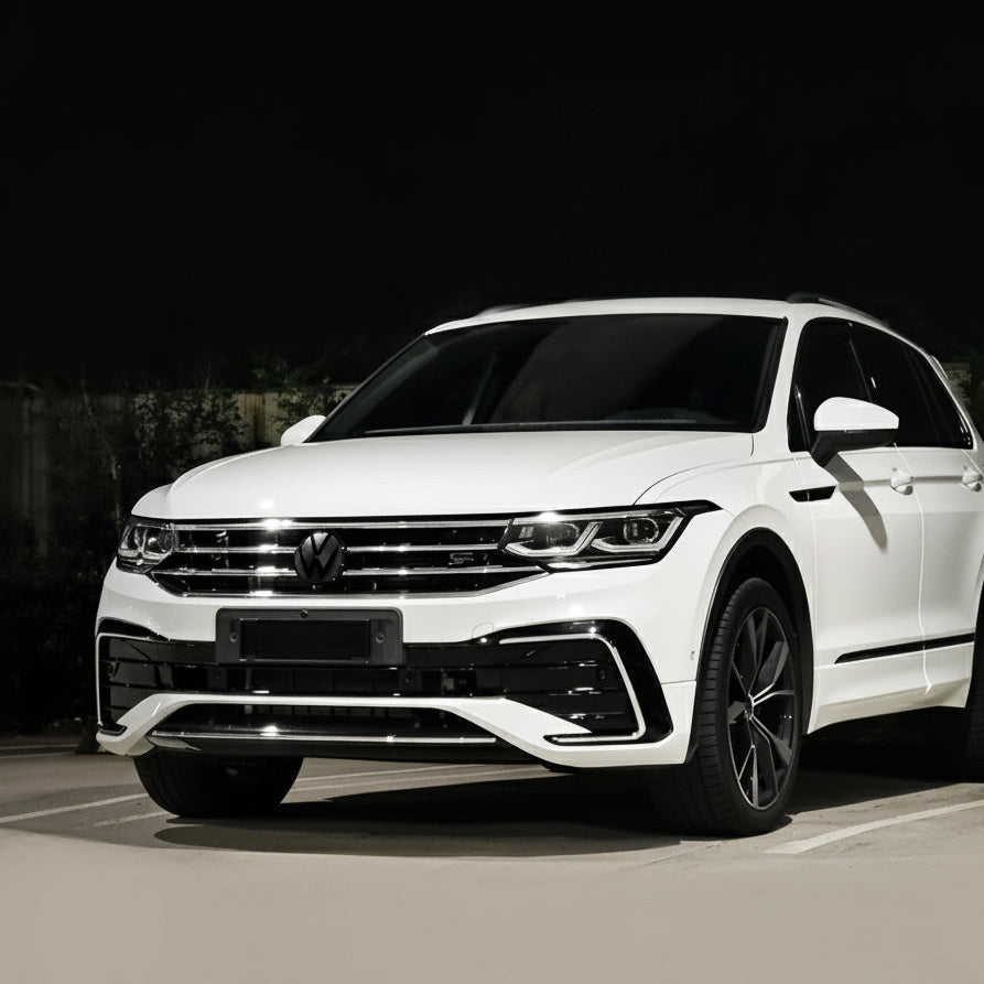 Black VW Emblem Cover Front/Rear for Tiguan with ACC