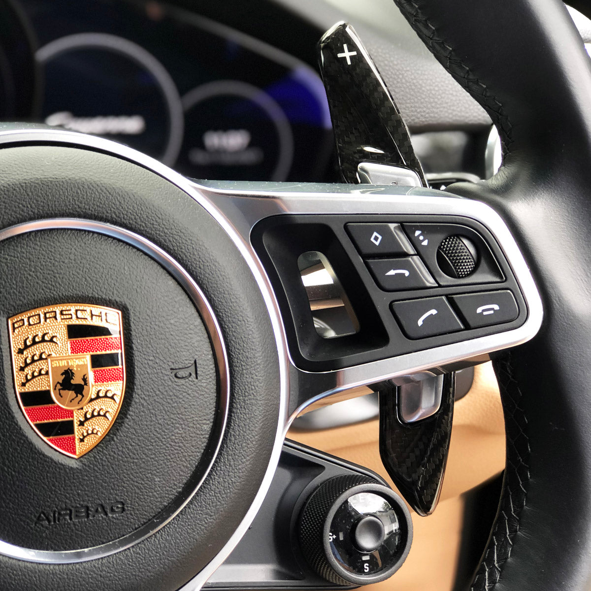 Carbon Fiber Paddle Shifters for Porsche (P2)