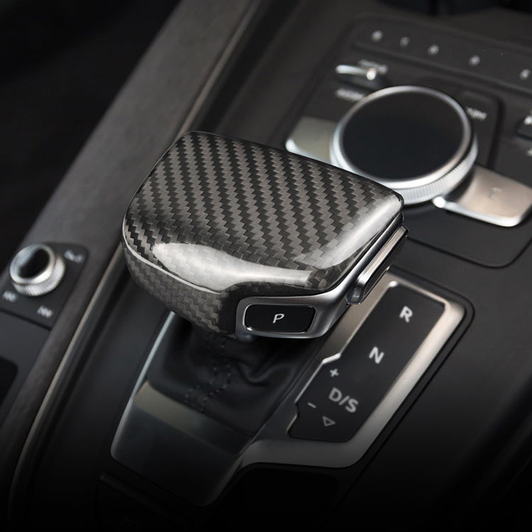 Pommeau de levier de vitesse en fibre de carbone pour Audi A4 S4 A5 S5