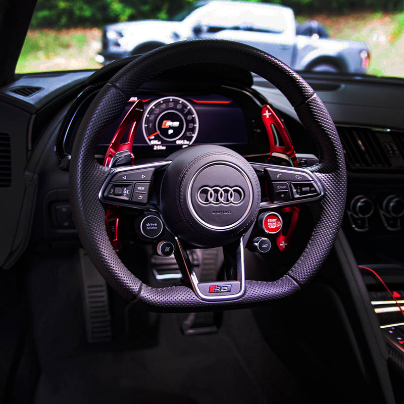 My S4 2022 interior, changed paddle shifters and added r8 steering buttons  : r/Audi