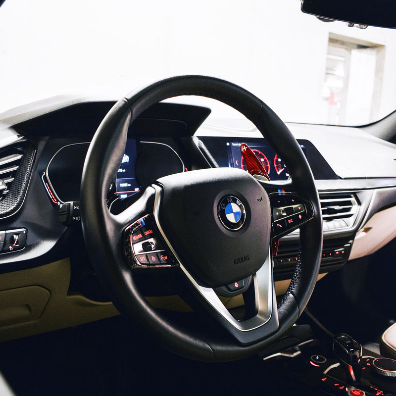 Palettes de changement de vitesse en fibre de carbone BMW (V2)