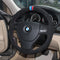 Custom Suede Steering Wheel Cover for BMW