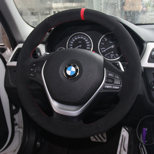 Custom Suede Steering Wheel Cover for BMW – DSG Paddles