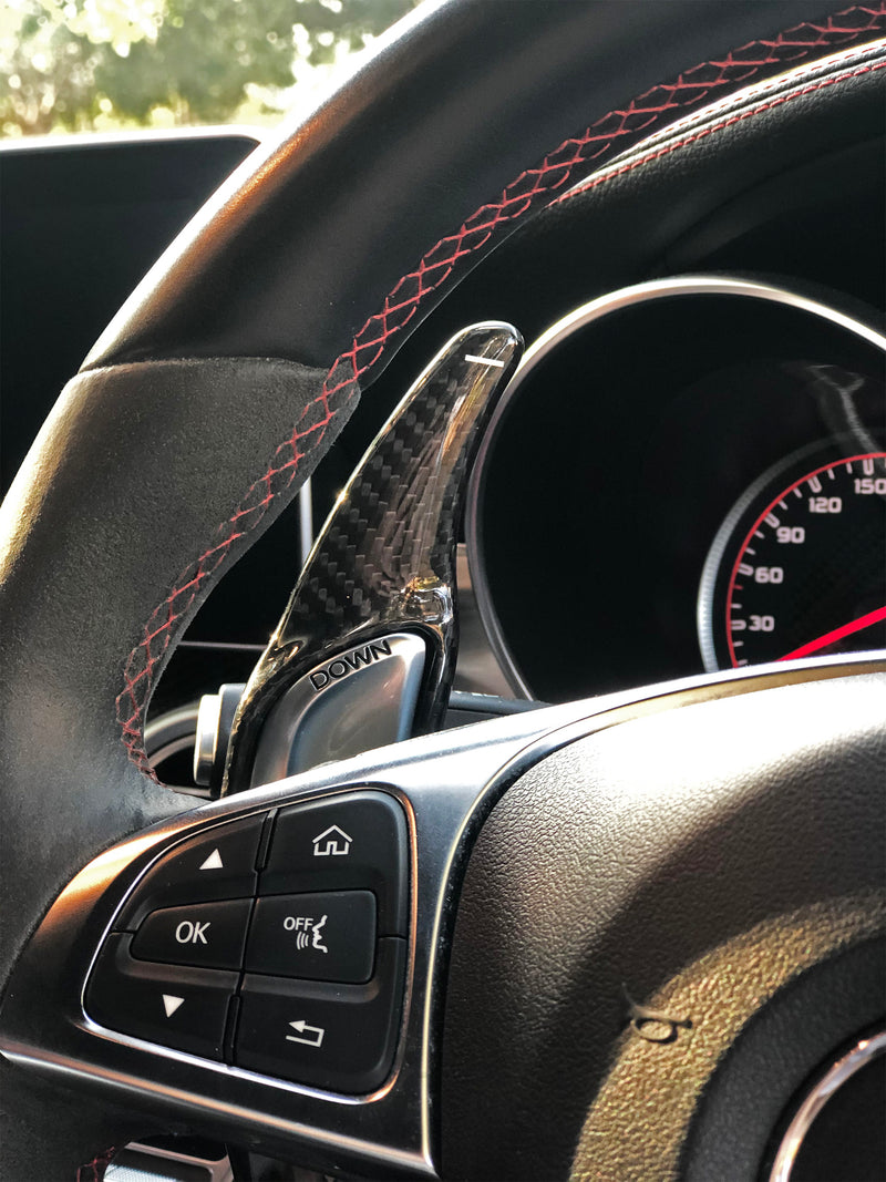 AutoTecknic Dry Carbon Battle Version Shift Paddles - Mercedes-Benz Various  AMG Vehicles 2018-Up