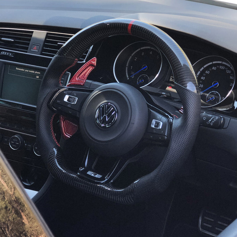 Palettes de changement de vitesse en fibre de carbone VW (SE7EN)