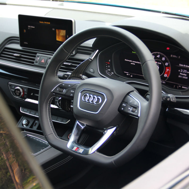 Palettes de changement de vitesse en fibre de carbone Audi (V4)