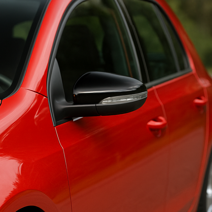 Black Mirror Covers for VW MK6 Golf