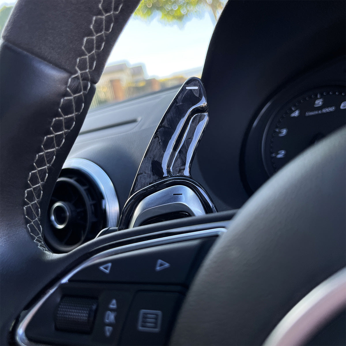 Audi Carbon Fiber Paddle Shifters (V3)
