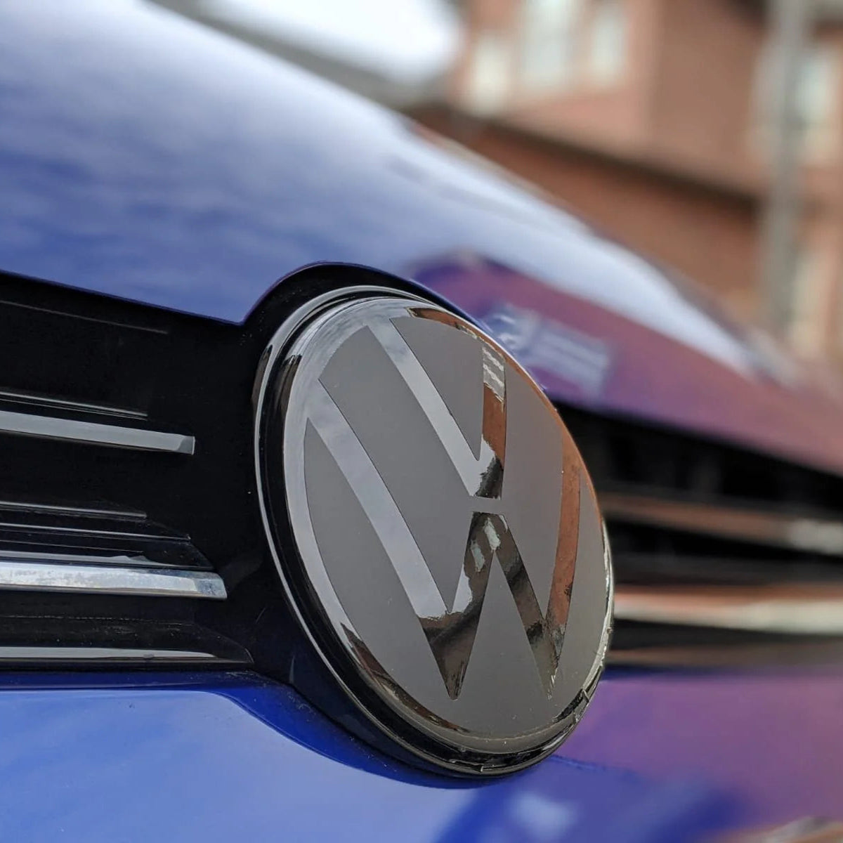 Black Overlay Emblem Front/Rear for Golf MK7.5 with ACC