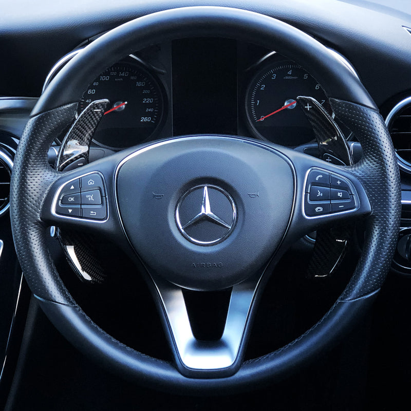 Palettes de changement de vitesse en fibre de carbone Mercedes (MB3)