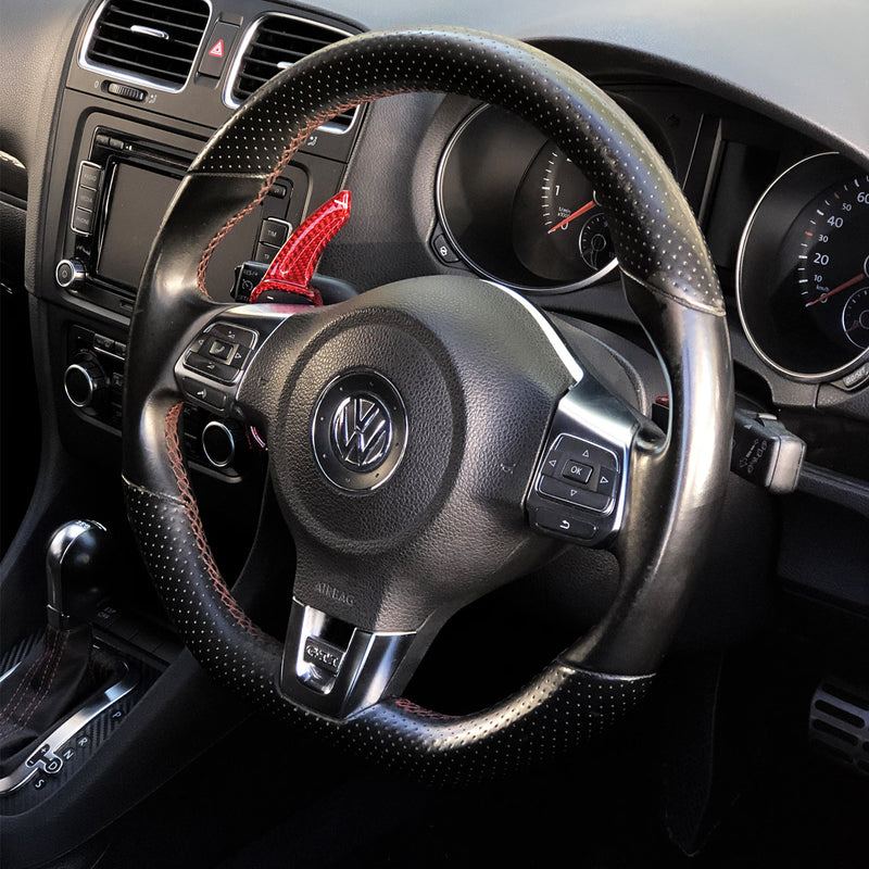 Palettes de changement de vitesse en fibre de carbone VW (S6X)