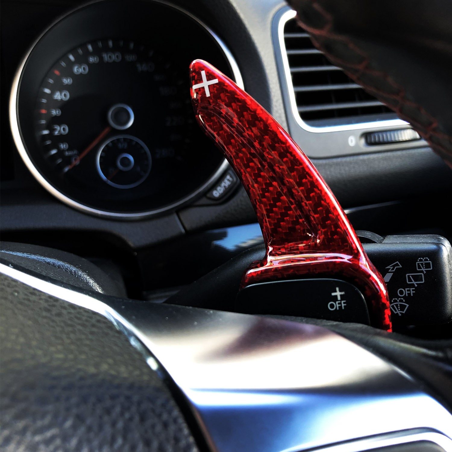 Carbon Fiber Paddle Shifters VW Golf MK5 MK6 GTI / R32 / R36 DSG