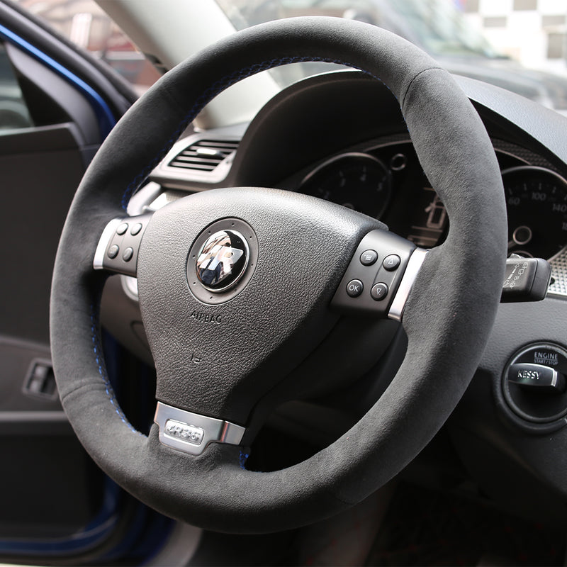 Custom Alcantara Steering Wheel Cover for VW – DSG Paddles