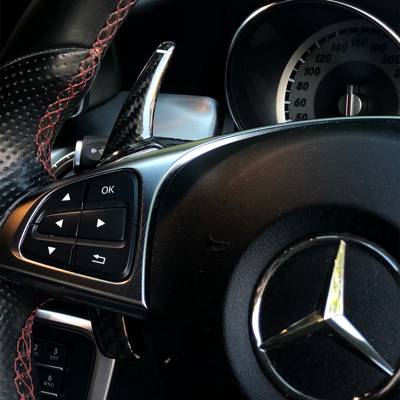 Palettes de changement de vitesse en fibre de carbone Mercedes (MB3)