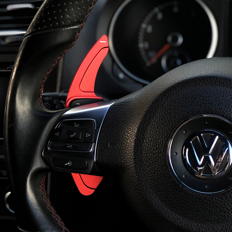 Volkswagen EOS Leather Steering Wheel Cover by Wheelskins