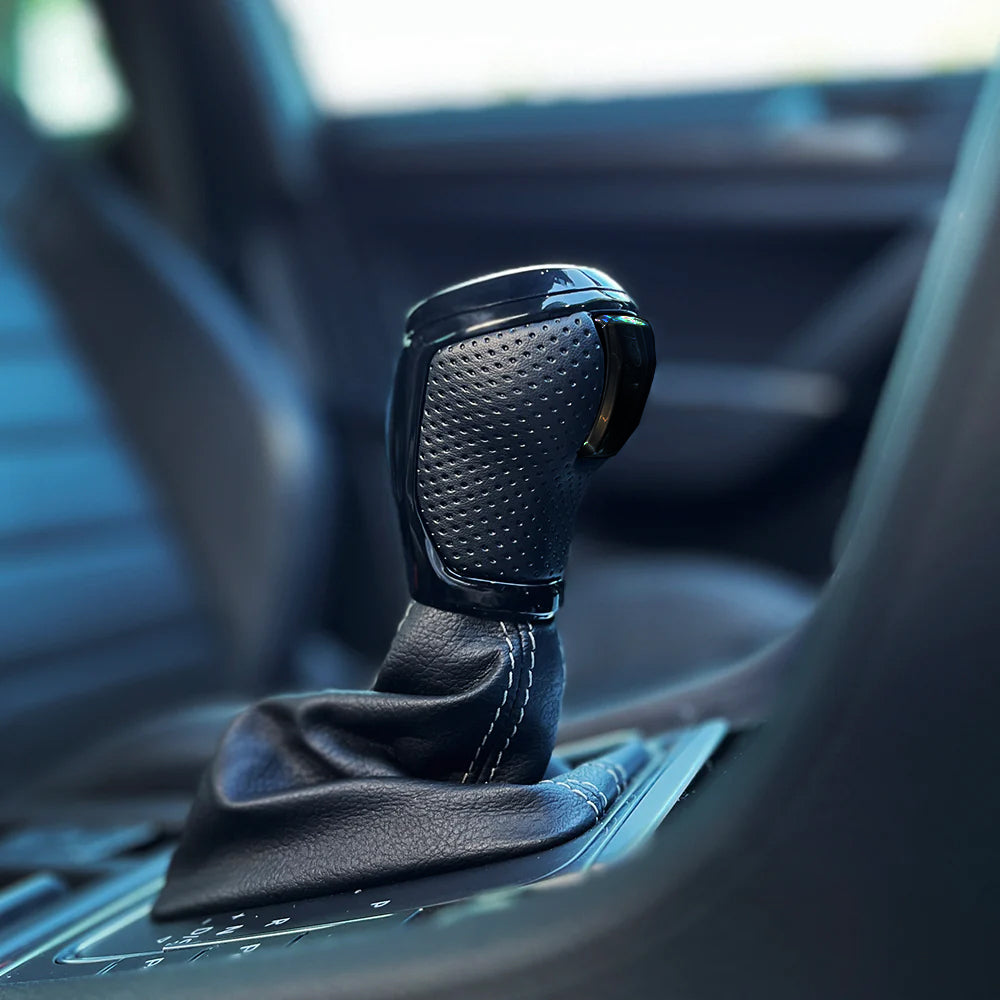 vw dsg gear LED VW Shift Knob MK7 MK7.5 Golf Jetta Tiguan GTI GLI R DSG Upgrade Plug and Play 2013+ Silver / Perforated / White