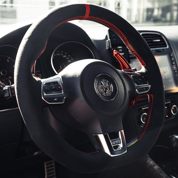 Custom Alcantara Steering Wheel Cover for BMW – DSG Paddles