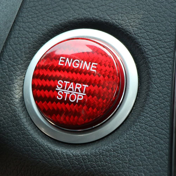 Mercedes Carbon Fiber Start Stop Button