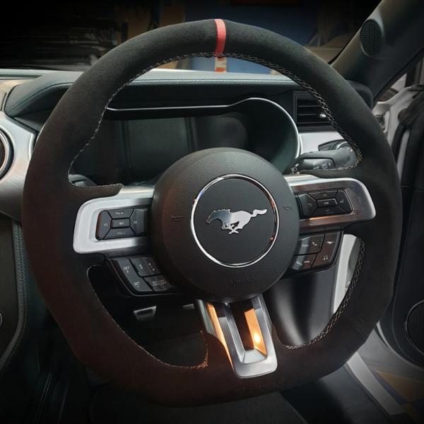 2015 mustang steering wheel cover discount