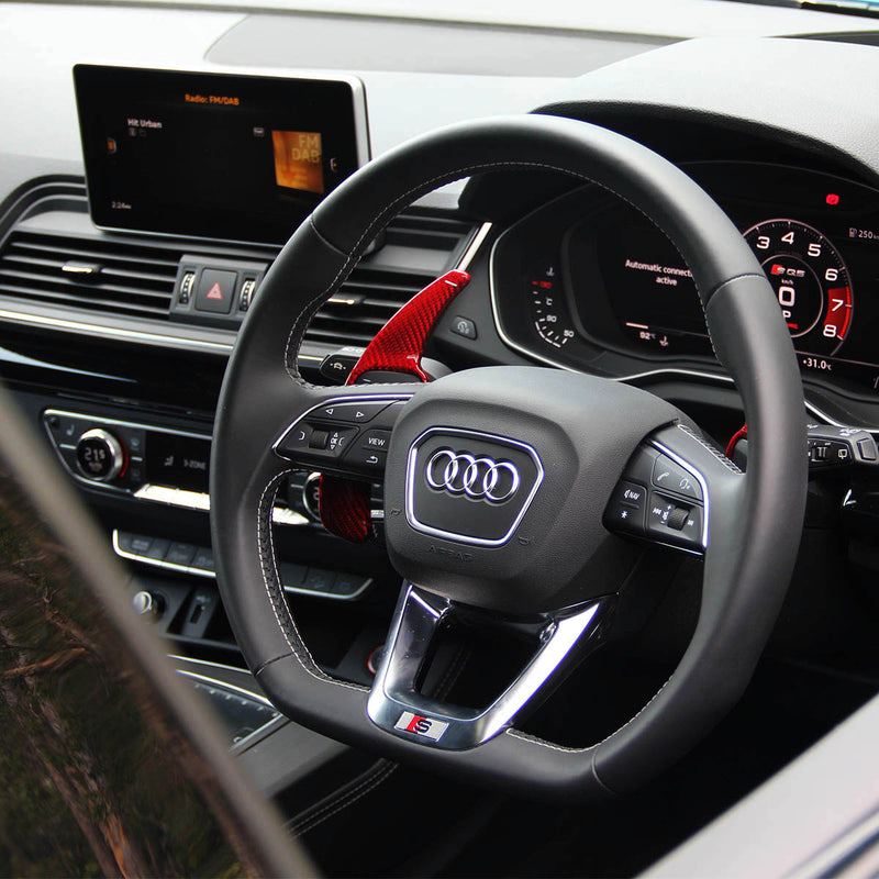 Palettes de changement de vitesse en fibre de carbone Audi (V4)