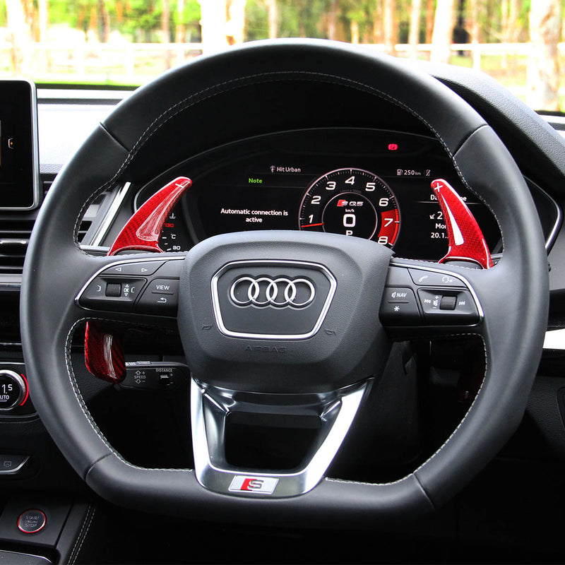 Palettes de changement de vitesse en fibre de carbone Audi (V4)