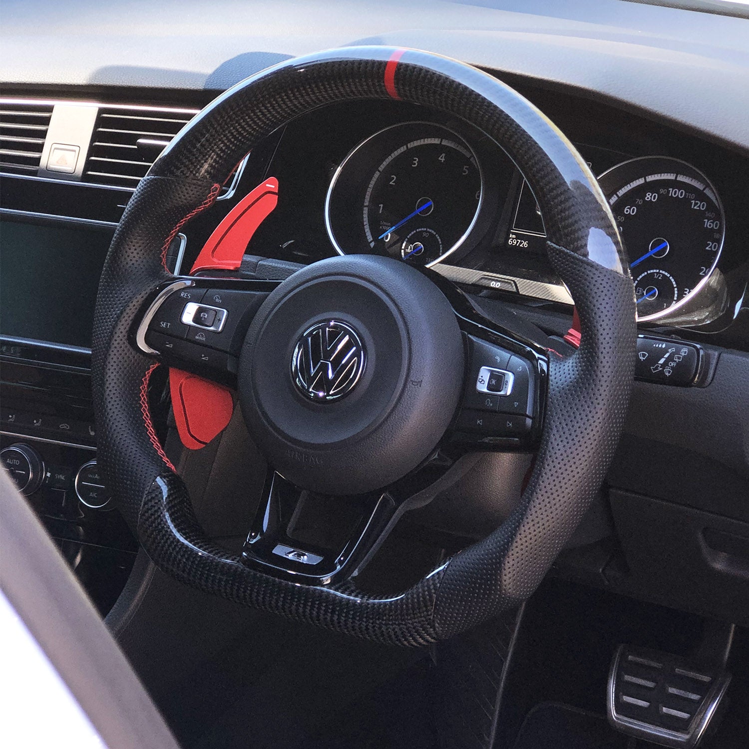 VW DSG Race Paddle Shifters MK7 MK7.5 Golf Tiguan Scirocco T-Roc