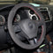 Housse de volant en daim personnalisée pour VW