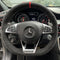 Custom Alcantara Steering Wheel Cover for Mercedes