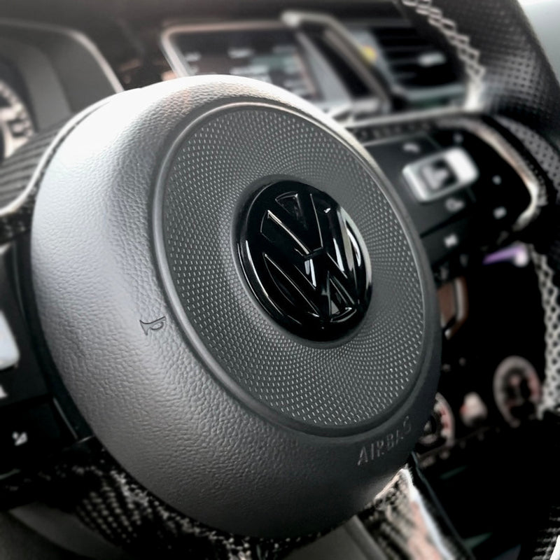 Black VW Airbag Emblem for VW Golf MK7 MK7.5
