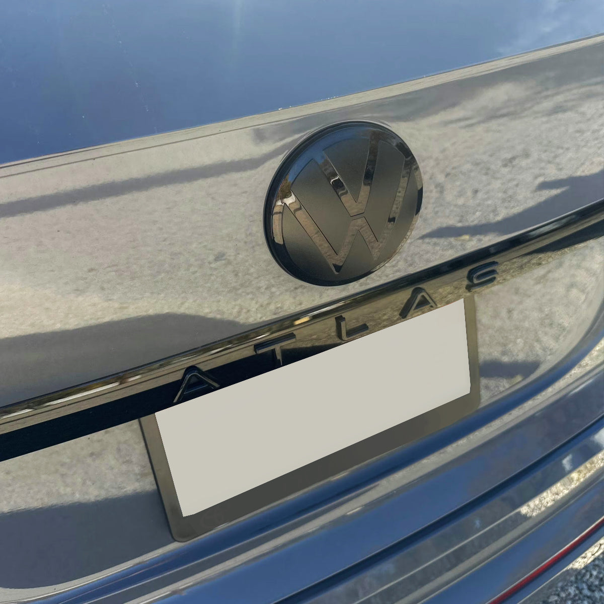 Black VW Emblem Cover Front/Rear for Atlas 2020-2026