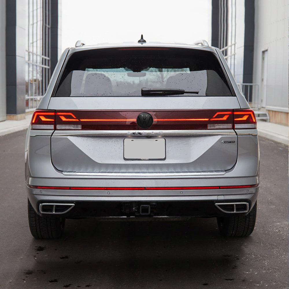 Black Emblem Cover Front/Rear for Atlas 2021-2025