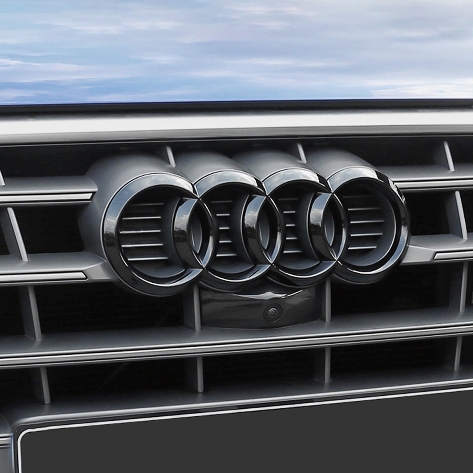 Front Black Emblem for Audi
