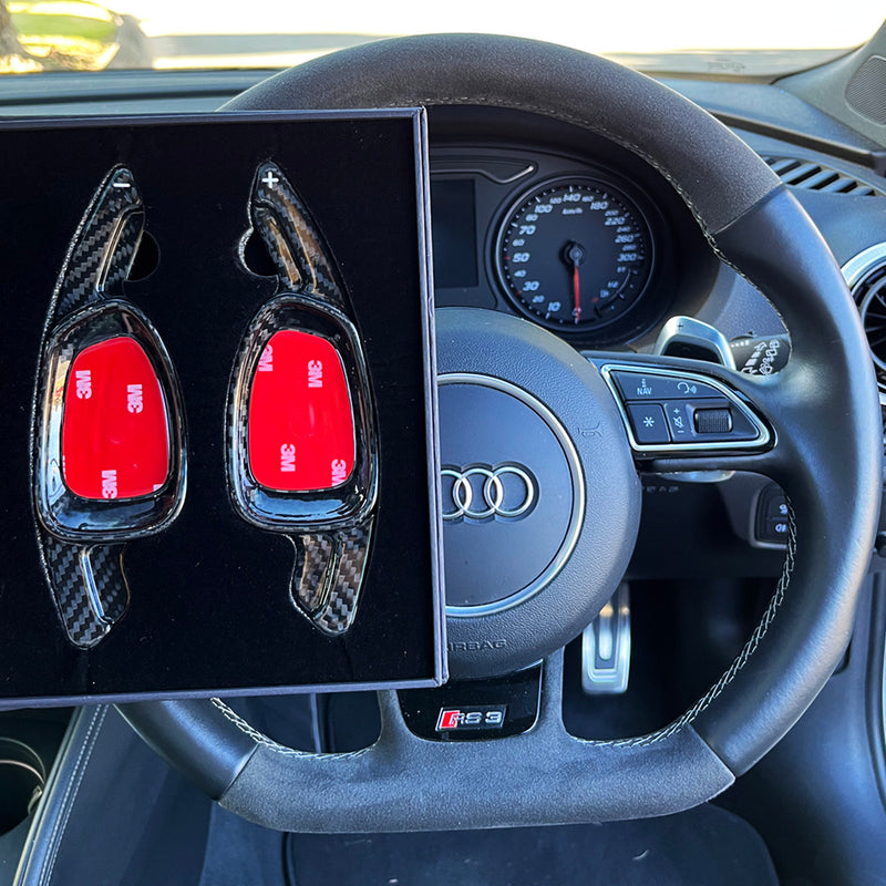 Palettes de changement de vitesse en fibre de carbone Audi (V3)