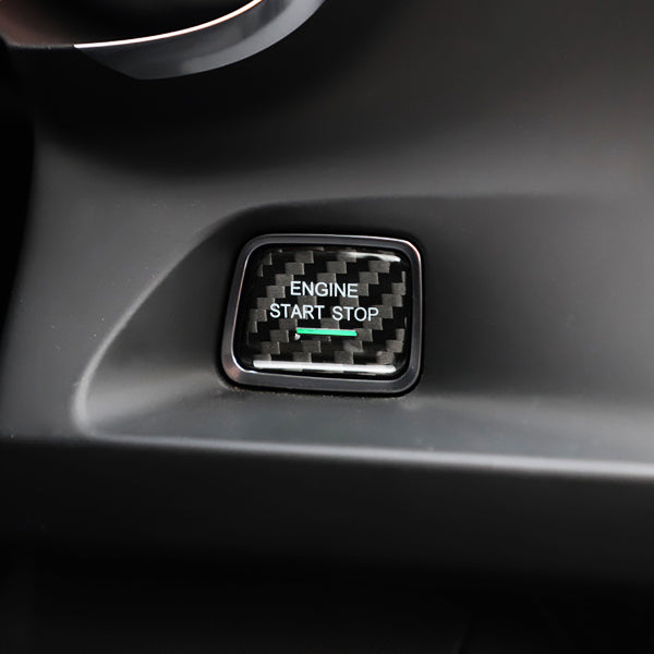 Chevrolet Carbon Fiber Start Stop Button