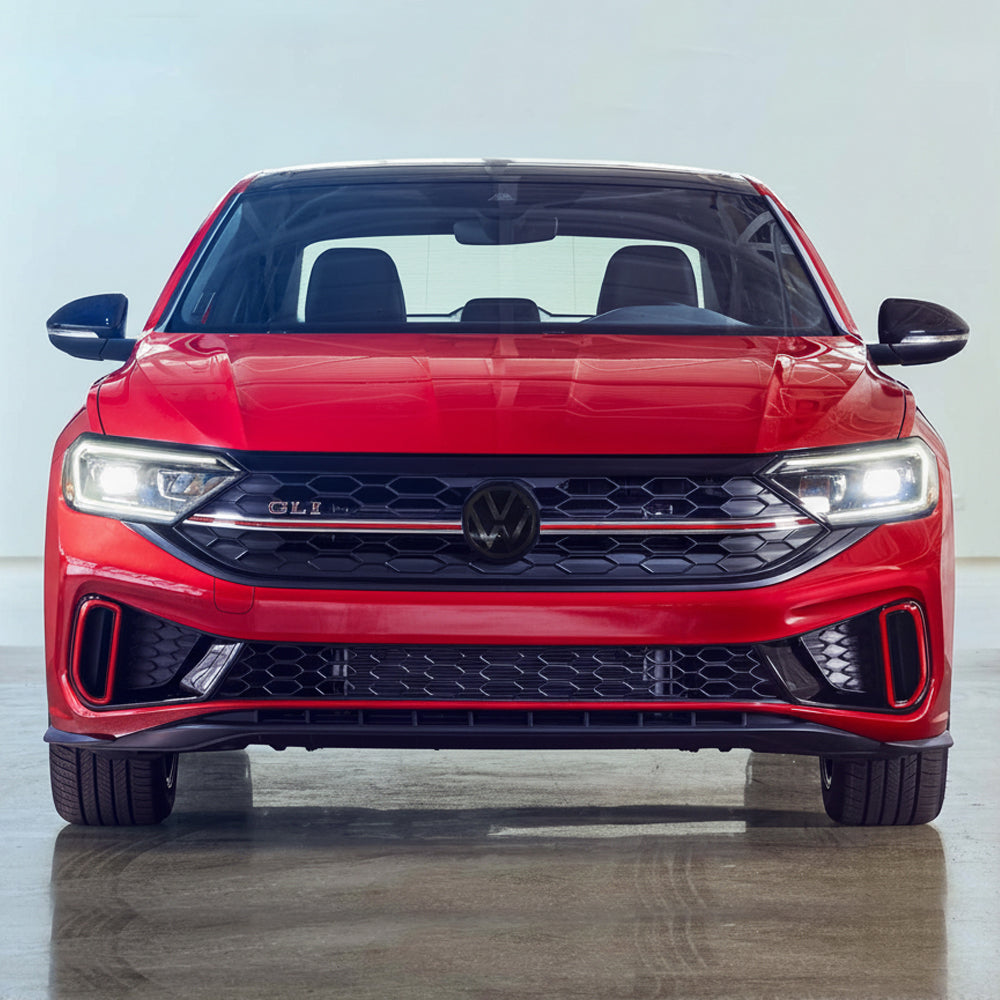 Black Emblem Cover Front/Rear for 2022+ Jetta GLI MK7.5